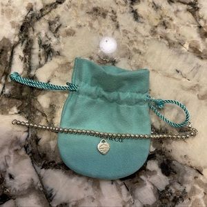 Pink Heart Tag Bead Bracelet